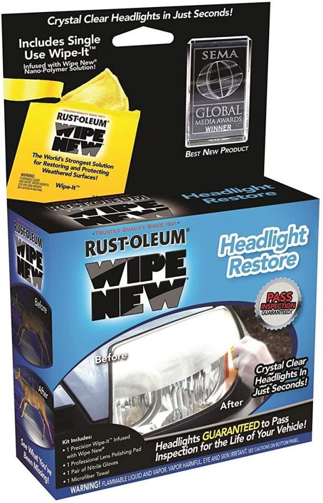 Rust-Oleum Wipe New Headlight Restore