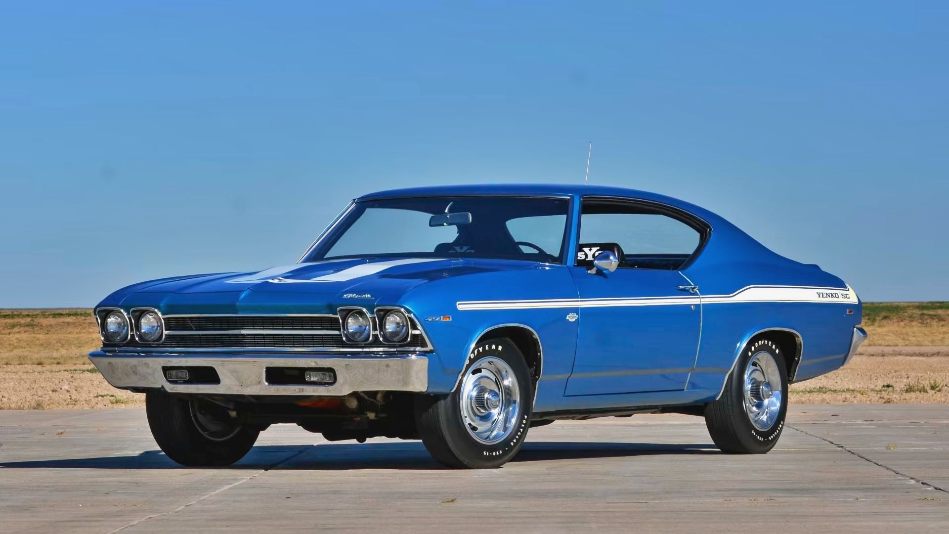 Chevrolet Yeko Chevelle 1969 bleue